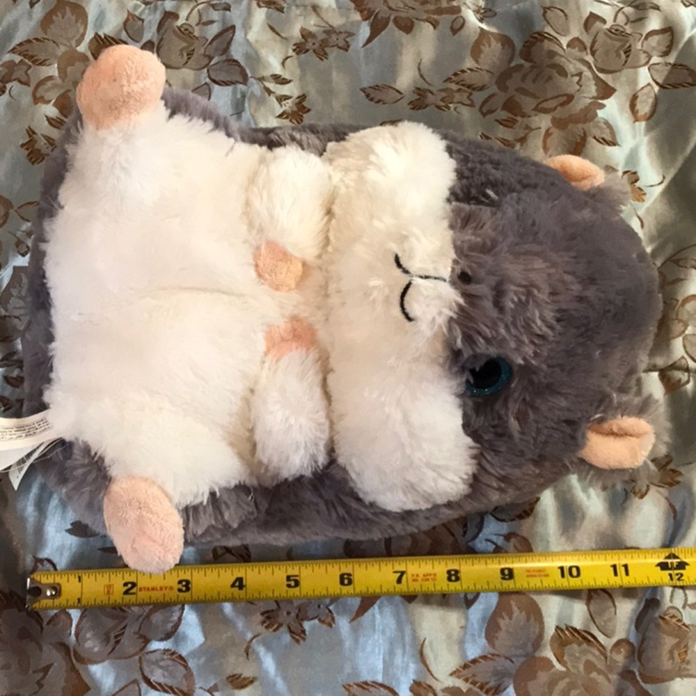 Soft plush stuffed chubby mouse big eyes 11 inches - Picture 9 of 9